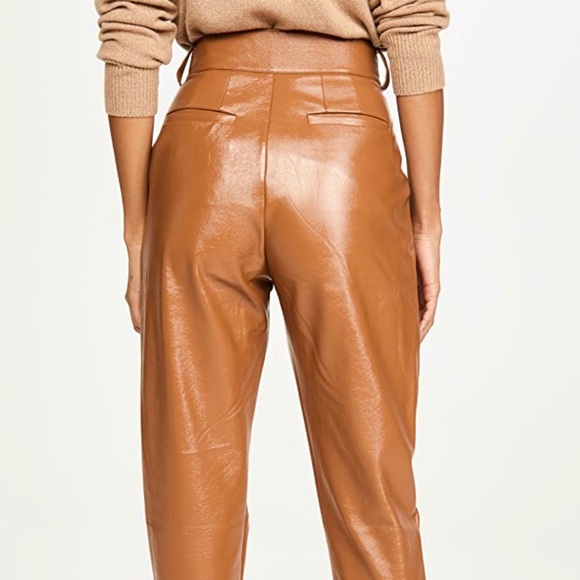 Ronny Kobo Tanner Vegan Leather Pants - Picture 3 of 6